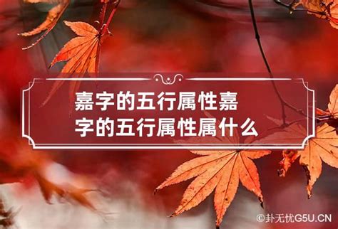 嘉五行屬性|嘉字五行属什么？什么字和嘉搭配取名字好